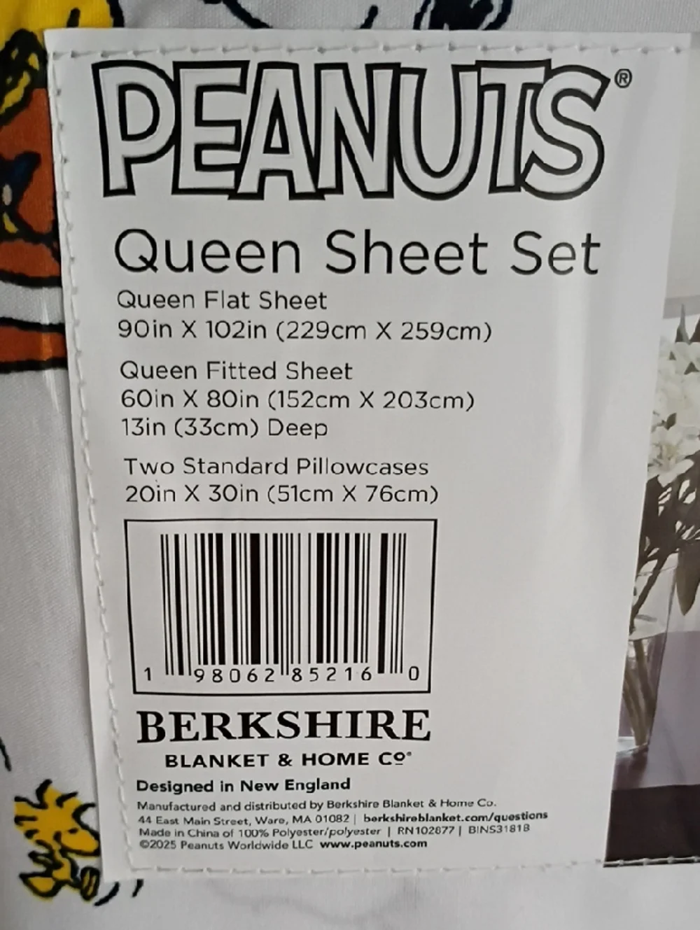 Peanuts Snoopy Charlie Brown Sports Queen Sheet Set Tennis Baseball